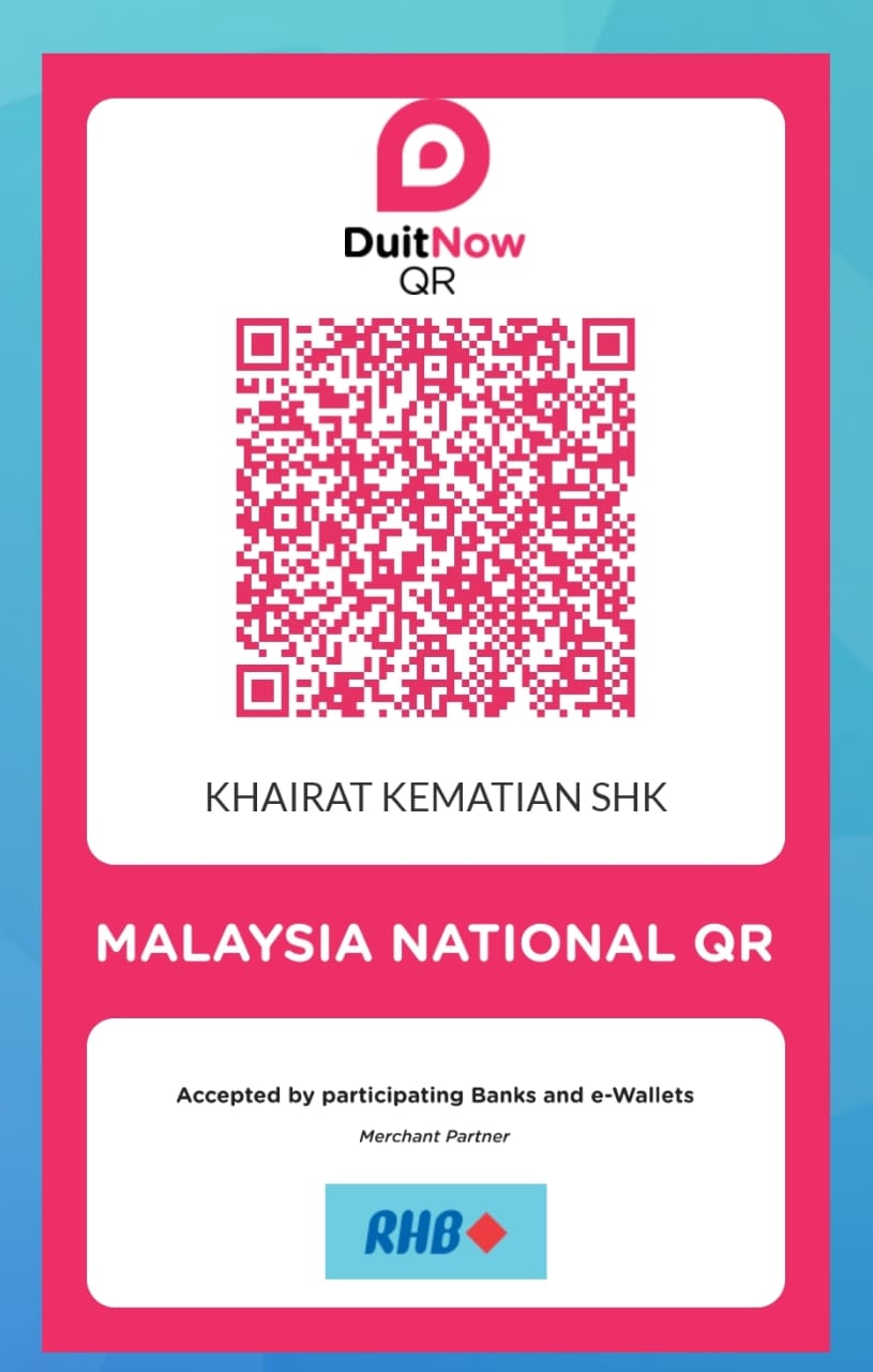 DuitNow QR bayaran Khairat Kematian SHK